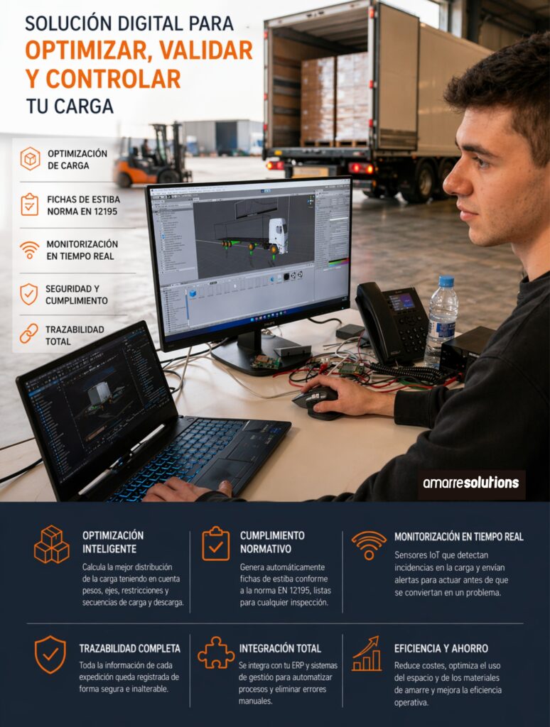 Amarre solutions. Documento de control electrónico. 